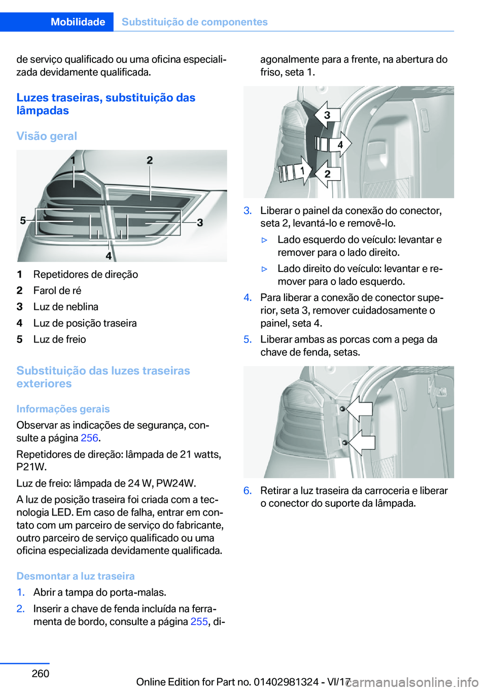 BMW X4 2018  Manual do condutor (in Portuguese) �d�e� �s�e�r�v�i�