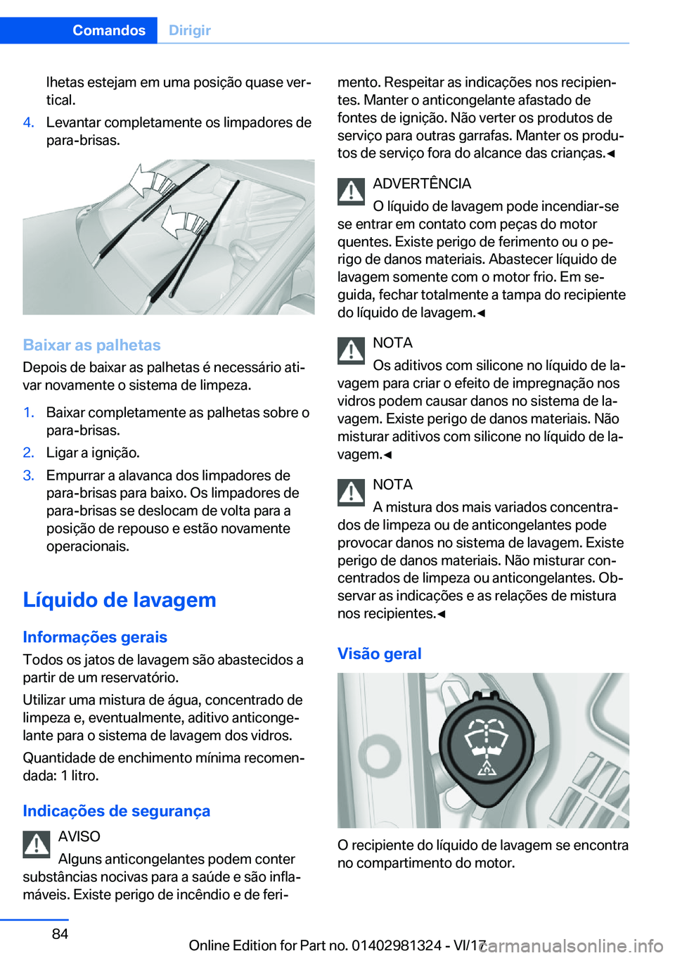 BMW X4 2018  Manual do condutor (in Portuguese) �l�h�e�t�a�s� �e�s�t�e�j�a�m� �e�m� �u�m�a� �p�o�s�i�
