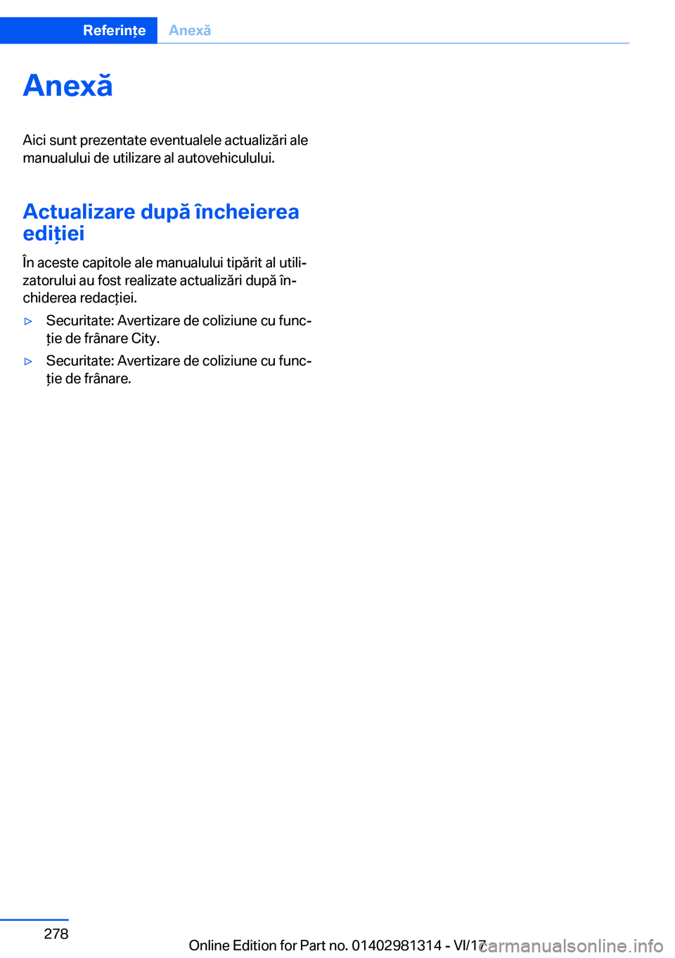 BMW X4 2018  Ghiduri De Utilizare (in Romanian) �A�n�e�x�