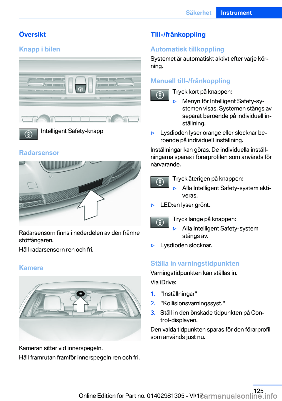 BMW X4 2018  InstruktionsbÖcker (in Swedish) �