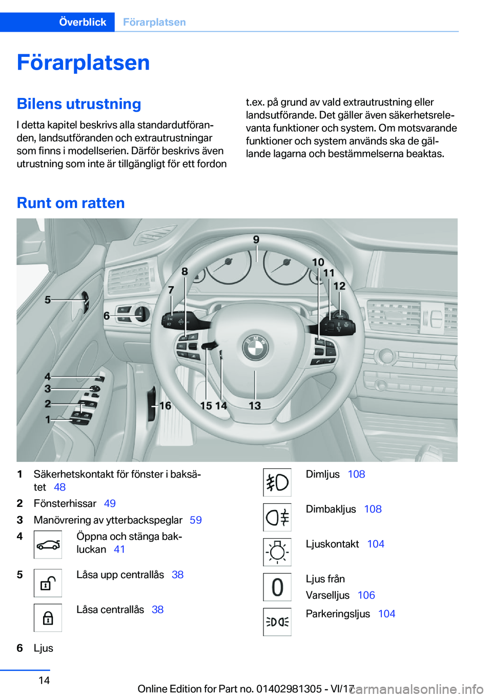 BMW X4 2018  InstruktionsbÖcker (in Swedish) �F�