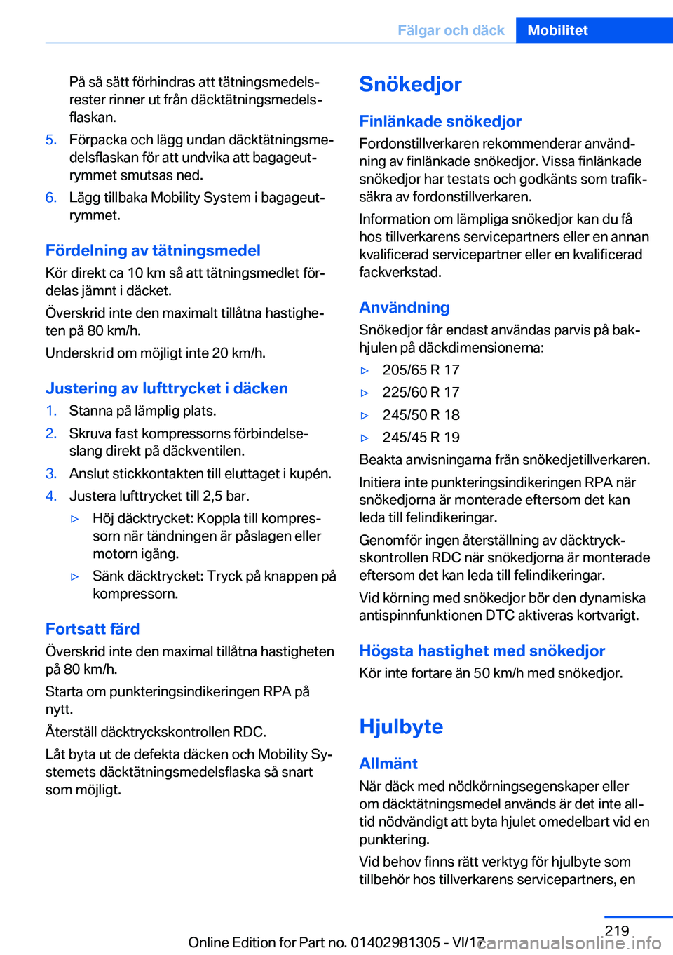 BMW X4 2018  InstruktionsbÖcker (in Swedish) �P�å� �s�å� �s�ä�t�t� �f�