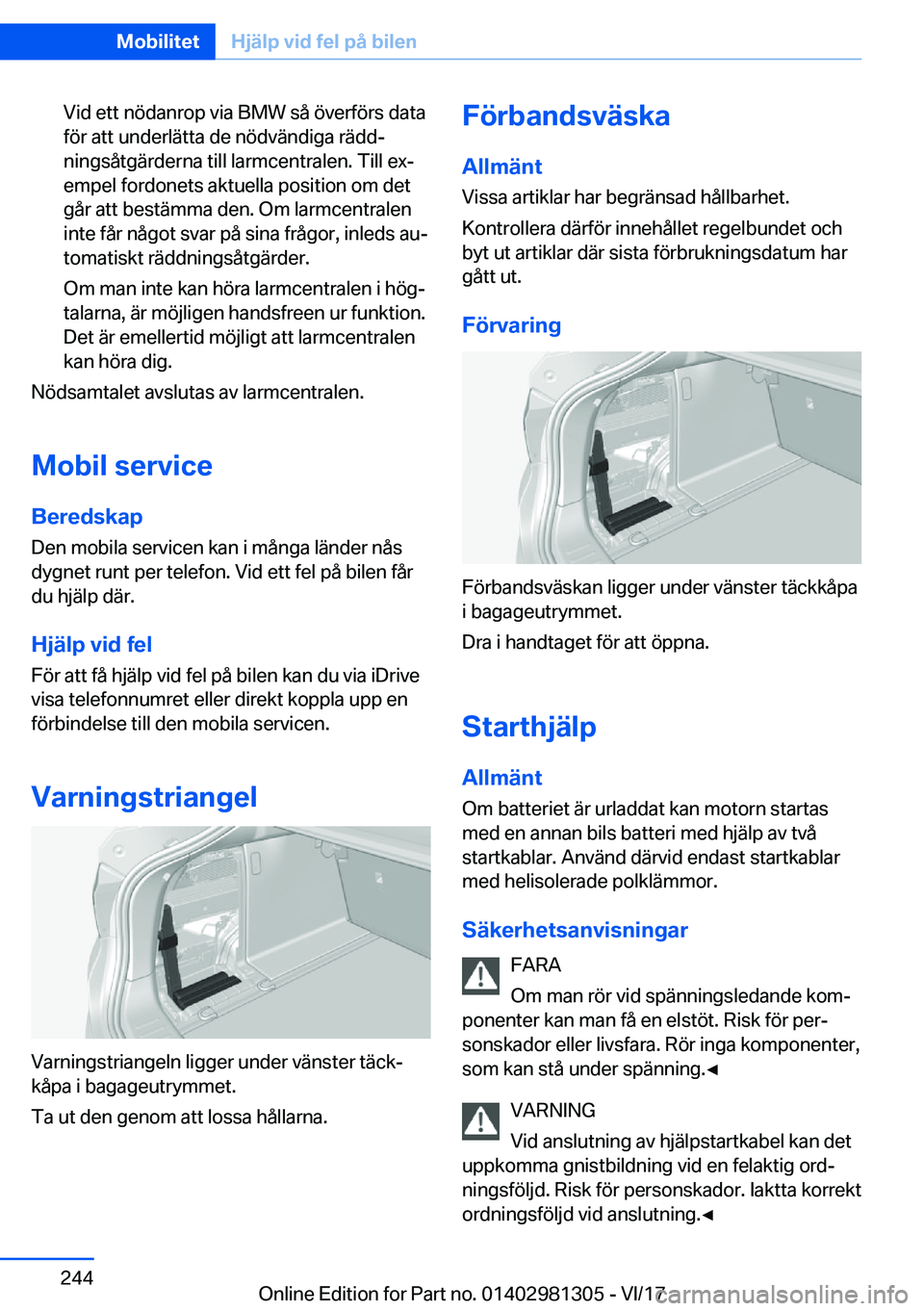 BMW X4 2018  InstruktionsbÖcker (in Swedish) �V�i�d� �e�t�t� �n�