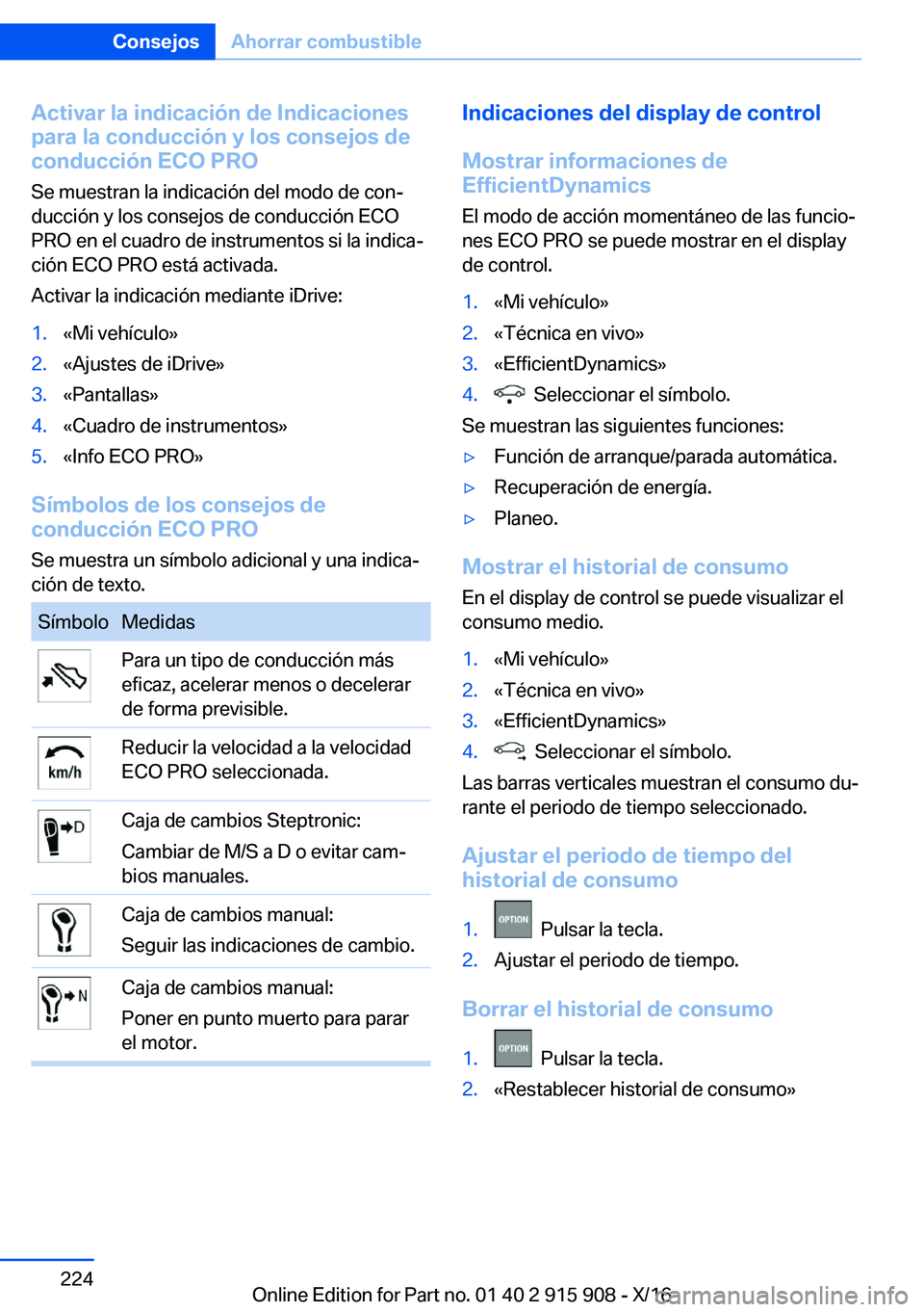 BMW X4 2017  Manuales de Empleo (in Spanish) �A�c�t�i�v�a�r��l�a��i�n�d�i�c�a�c�i�