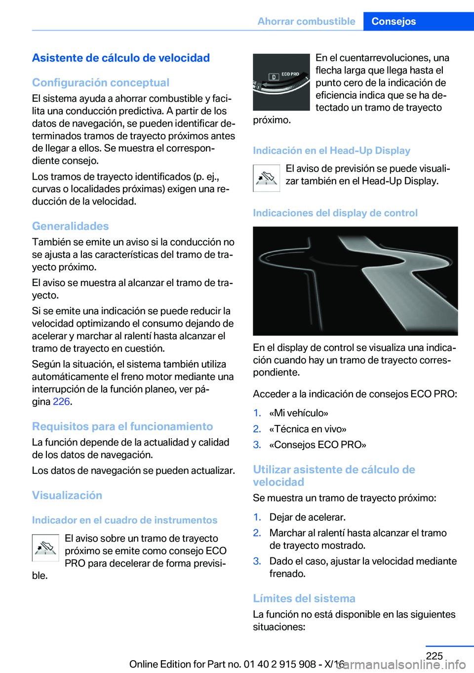 BMW X4 2017  Manuales de Empleo (in Spanish) �A�s�i�s�t�e�n�t�e��d�e��c�