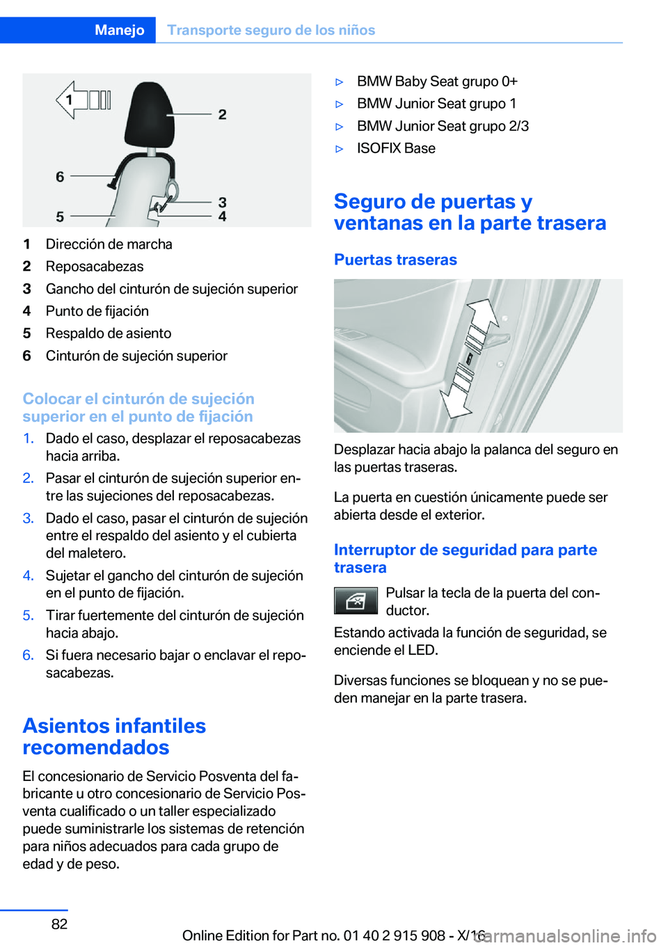 BMW X4 2017  Manuales de Empleo (in Spanish) �1�D�i�r�e�c�c�i�