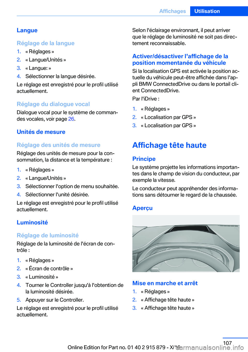BMW X4 2017  Notices Demploi (in French) �L�a�n�g�u�e
�R�é�g�l�a�g�e��d�e��l�a��l�a�n�g�u�e�1�.�k� �R�é�g�l�a�g�e�s� �{�2�.�k� �L�a�n�g�u�e�/�U�n�i�t�é�s� �{�3�.�k� �L�a�n�g�u�e�:� �{�4�.�S�é�l�e�c�t�i�o�n�n�e�r� �l�a� �l�a�n�g�u�e� �