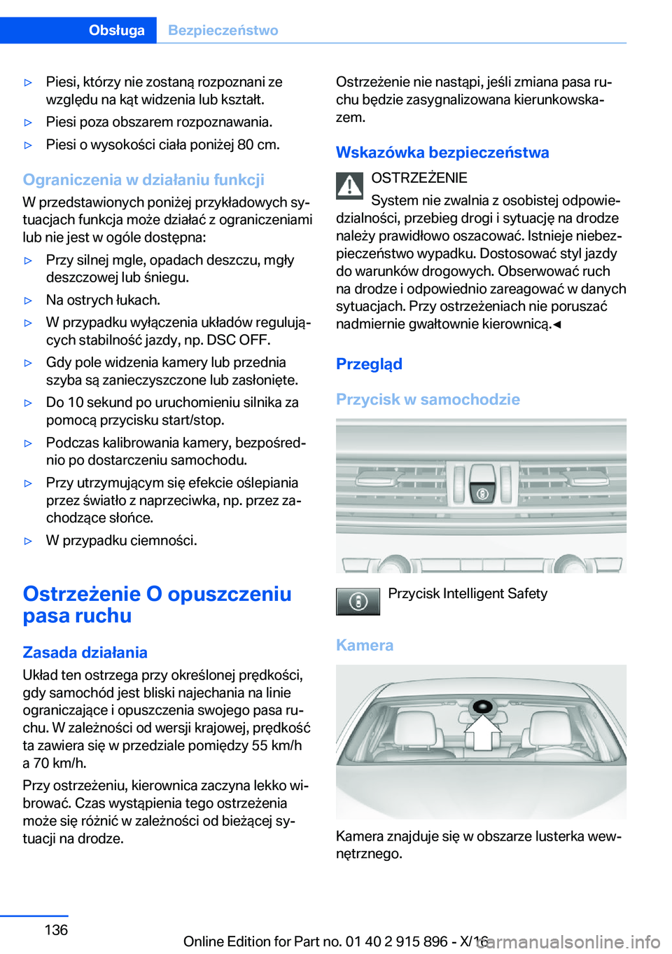 BMW X4 2017  Instrukcja obsługi (in Polish) 'y�P�i�e�s�i�,� �k�t�
