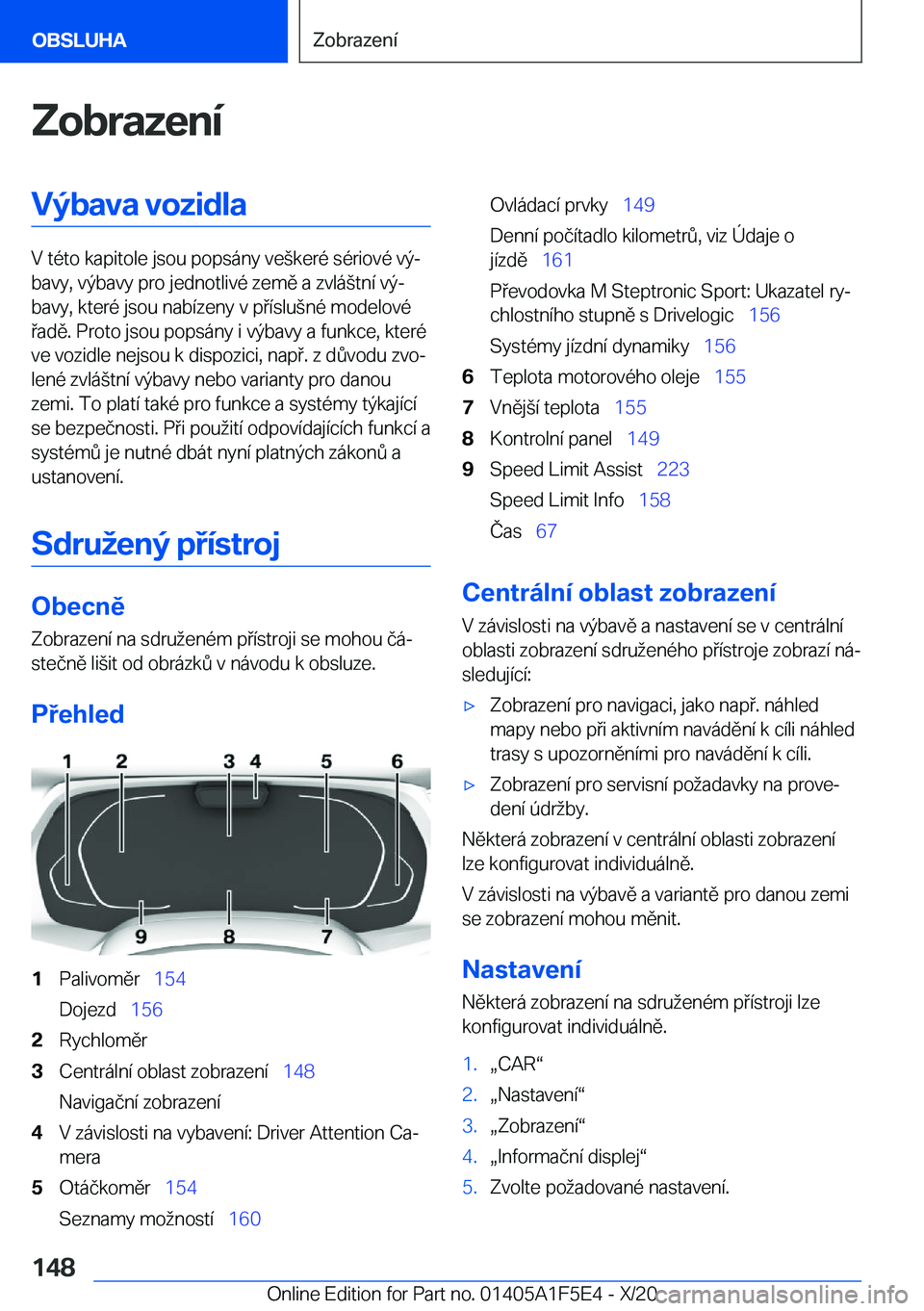 BMW X4 M 2021  Návod na použití (in Czech) �Z�o�b�r�a�z�e�n�