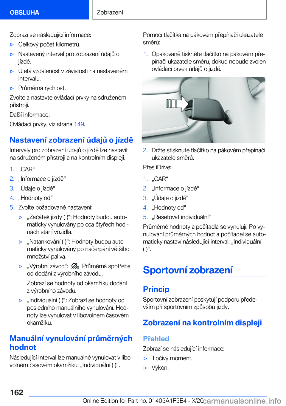 BMW X4 M 2021  Návod na použití (in Czech) �Z�o�b�r�a�z�