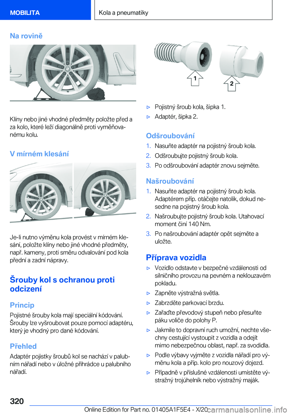 BMW X4 M 2021  Návod na použití (in Czech) �N�a��r�o�v�i�n�ě
�K�l�