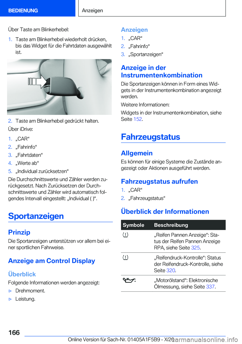 BMW X4 M 2021  Betriebsanleitungen (in German) �