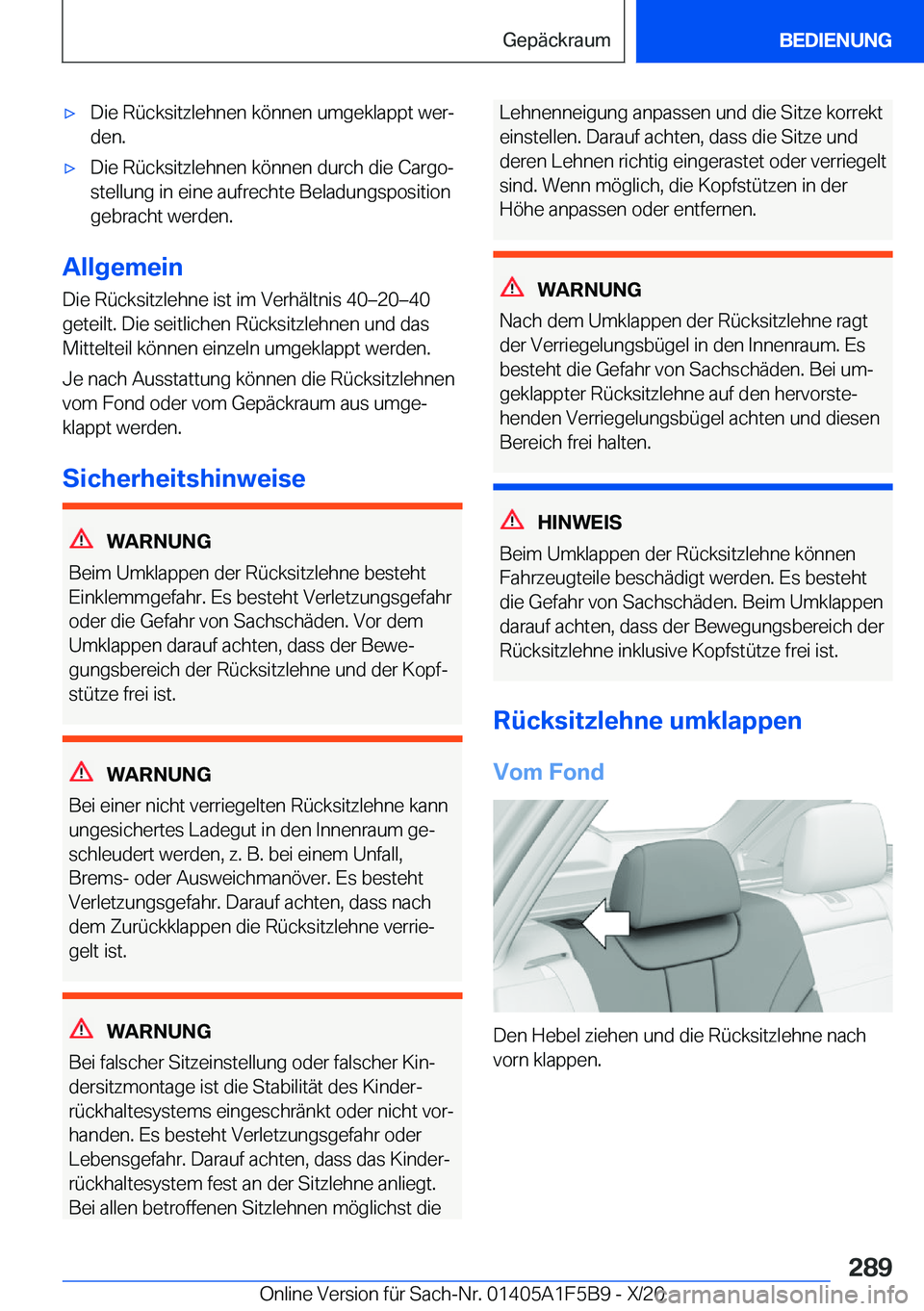 BMW X4 M 2021  Betriebsanleitungen (in German) 'x�D�i�e��R�