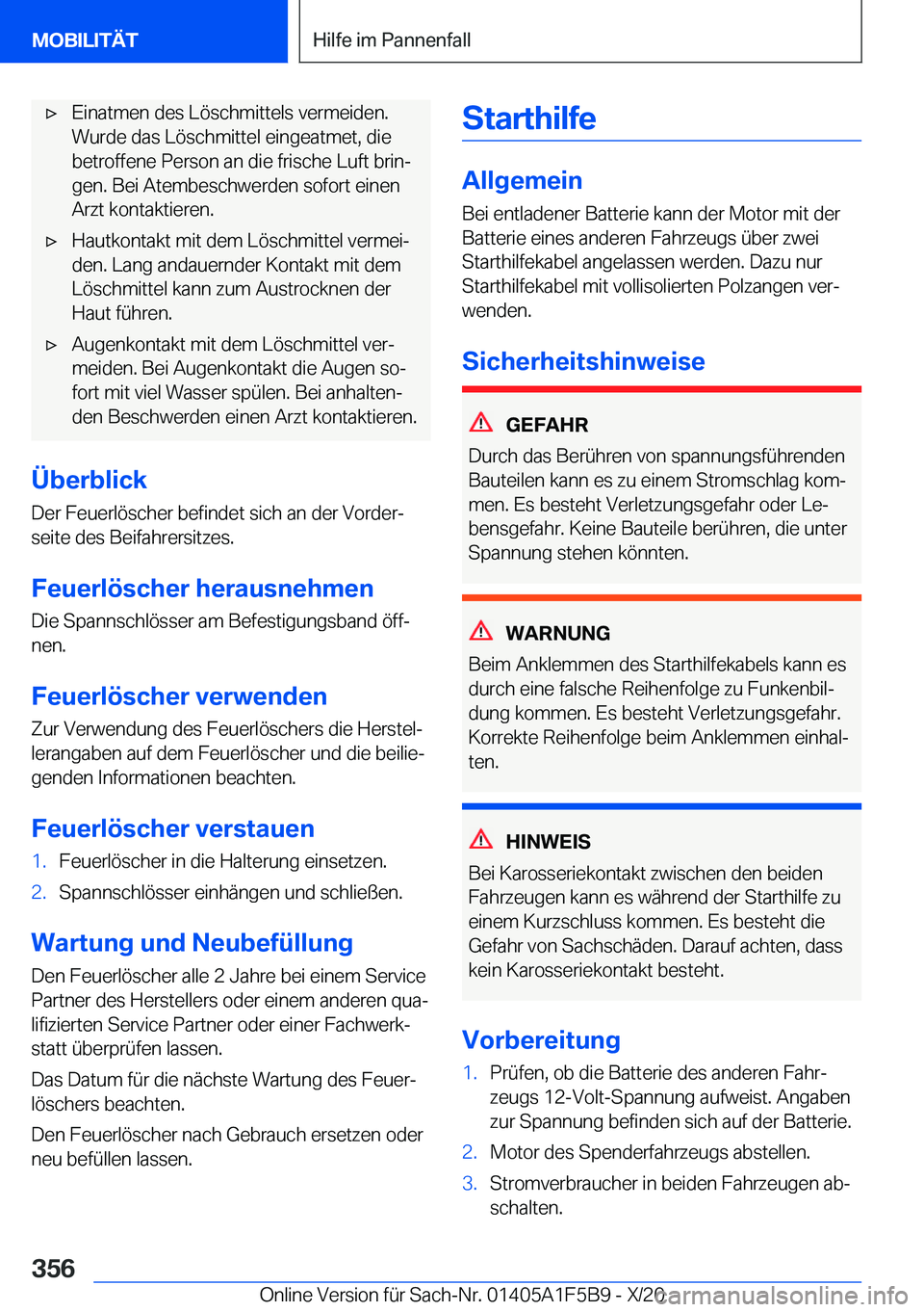 BMW X4 M 2021  Betriebsanleitungen (in German) 'x�E�i�n�a�t�m�e�n��d�e�s��L�