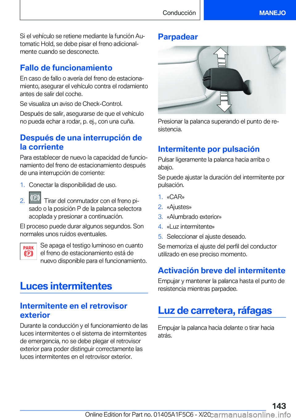 BMW X4 M 2021  Manuales de Empleo (in Spanish) �S�i��e�l��v�e�h�