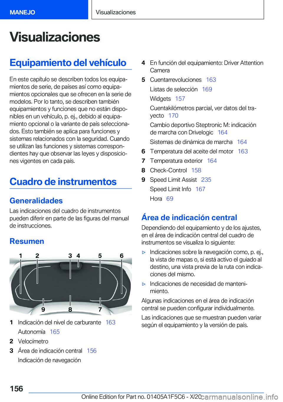 BMW X4 M 2021  Manuales de Empleo (in Spanish) �V�i�s�u�a�l�i�z�a�c�i�o�n�e�s�E�q�u�i�p�a�m�i�e�n�t�o��d�e�l��v�e�h�