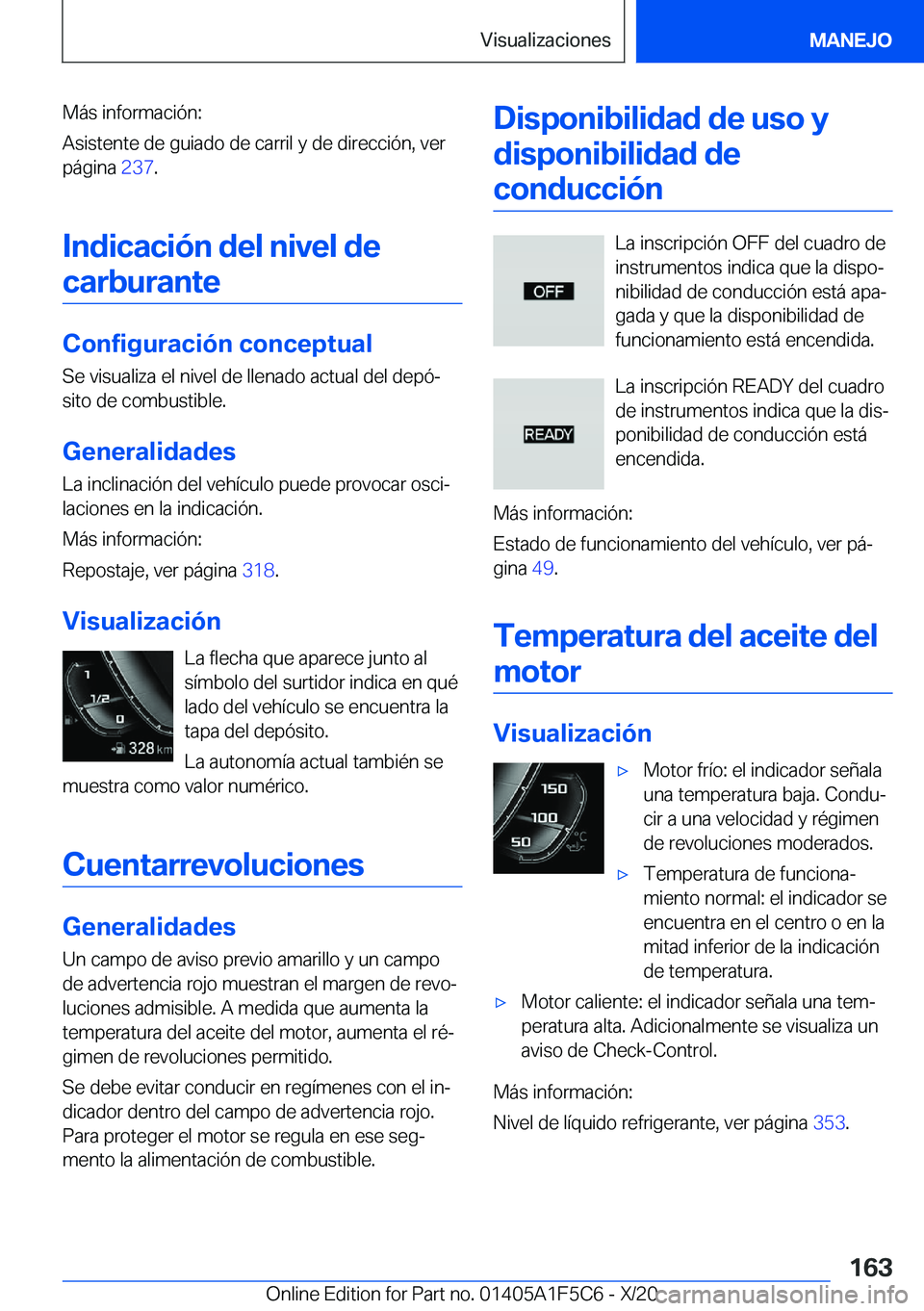 BMW X4 M 2021  Manuales de Empleo (in Spanish) �M�
