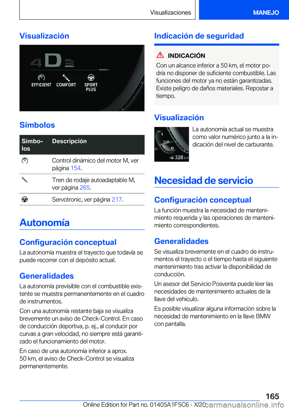 BMW X4 M 2021  Manuales de Empleo (in Spanish) �V�i�s�u�a�l�i�z�a�c�i�