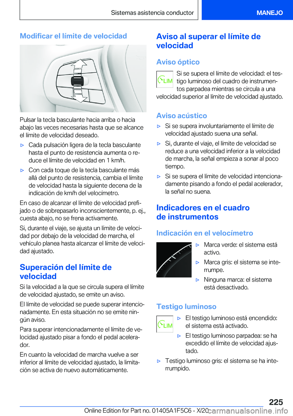 BMW X4 M 2021  Manuales de Empleo (in Spanish) �M�o�d�i�f�i�c�a�r��e�l��l�