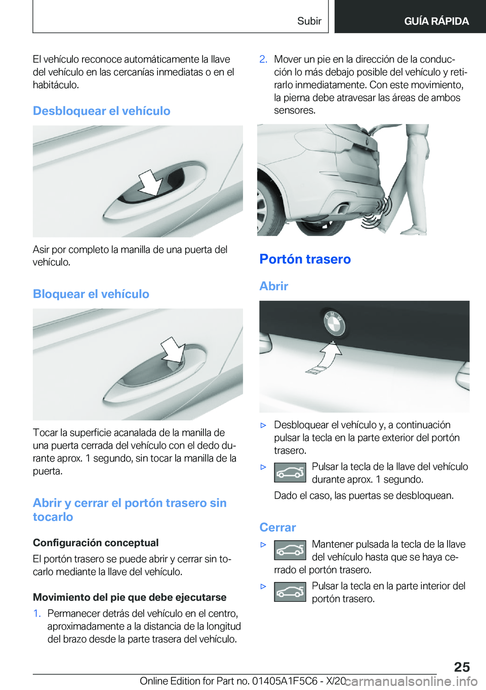BMW X4 M 2021  Manuales de Empleo (in Spanish) �E�l��v�e�h�