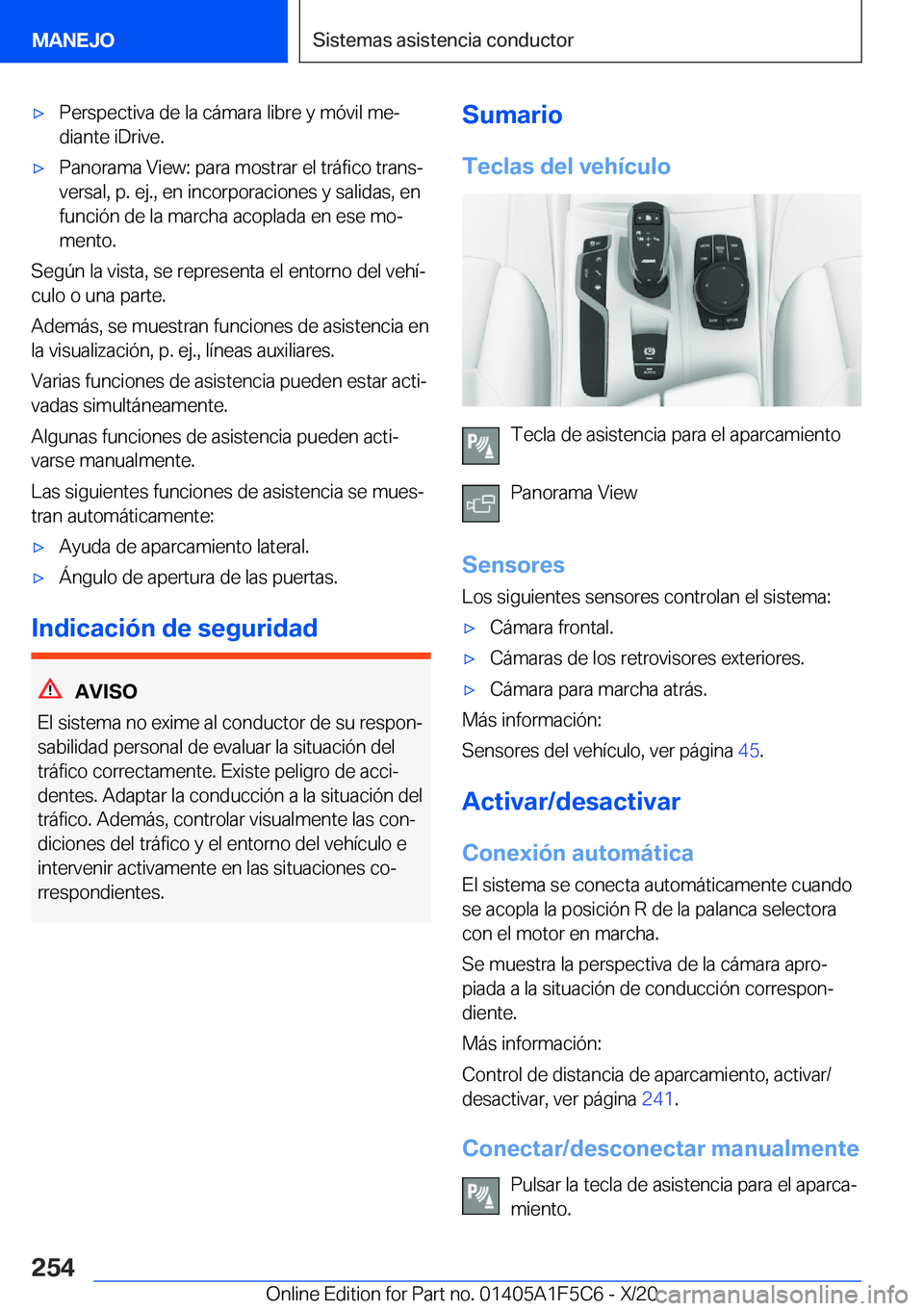 BMW X4 M 2021  Manuales de Empleo (in Spanish) x�P�e�r�s�p�e�c�t�i�v�a��d�e��l�a��c�