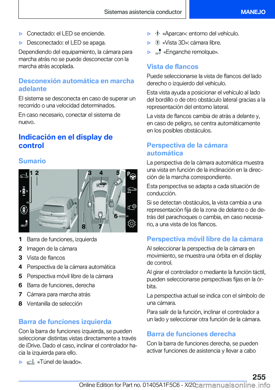 BMW X4 M 2021  Manuales de Empleo (in Spanish) x�C�o�n�e�c�t�a�d�o�:��e�l��L�E�D��s�e��e�n�c�i�e�n�d�e�.x�D�e�s�c�o�n�e�c�t�a�d�o�:��e�l��L�E�D��s�e��a�p�a�g�a�.
�D�e�p�e�n�d�i�e�n�d�o��d�e�l��e�q�u�i�p�a�m�i�e�n�t�o�,��l�a��c�