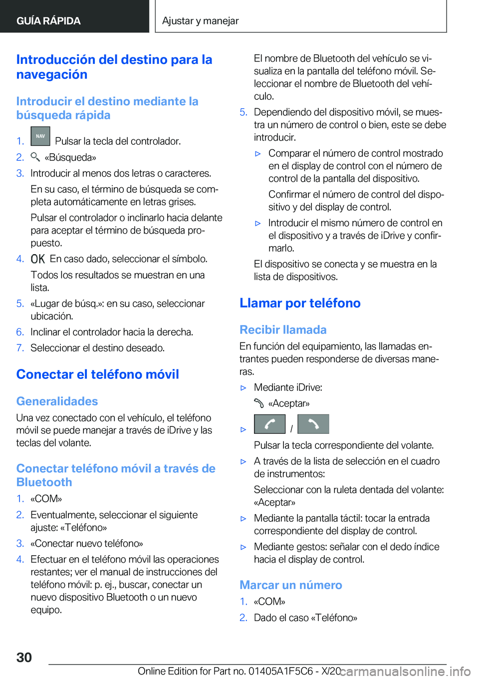 BMW X4 M 2021  Manuales de Empleo (in Spanish) �I�n�t�r�o�d�u�c�c�i�