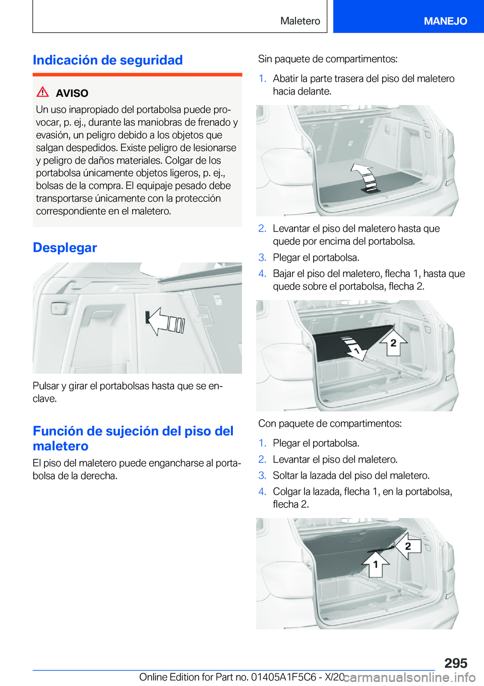 BMW X4 M 2021  Manuales de Empleo (in Spanish) �I�n�d�i�c�a�c�i�