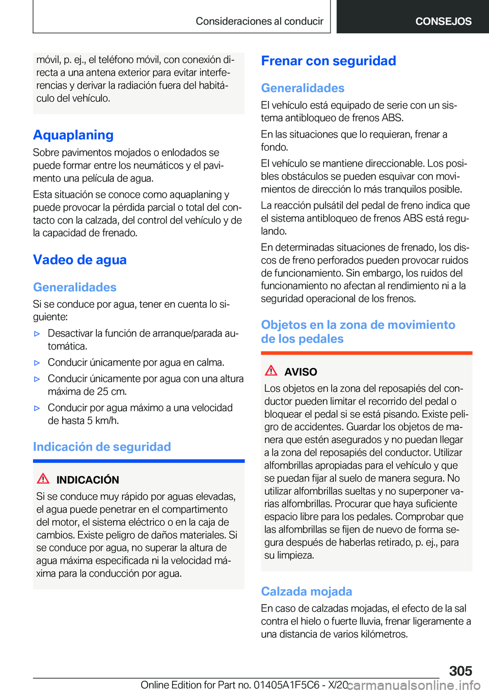 BMW X4 M 2021  Manuales de Empleo (in Spanish) �m�