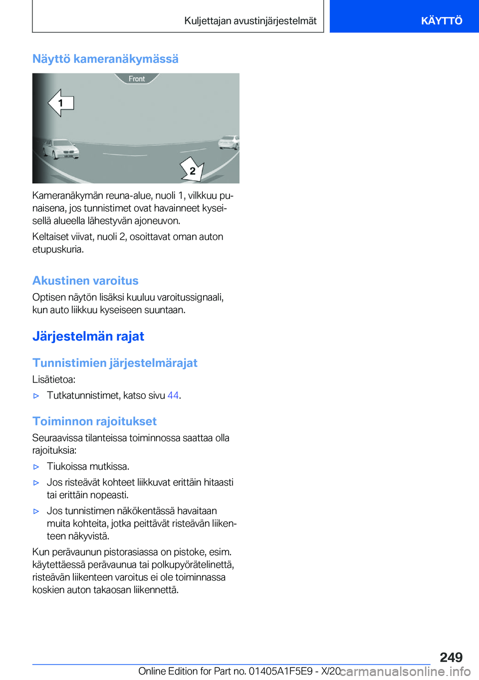 BMW X4 M 2021  Omistajan Käsikirja (in Finnish) �N�