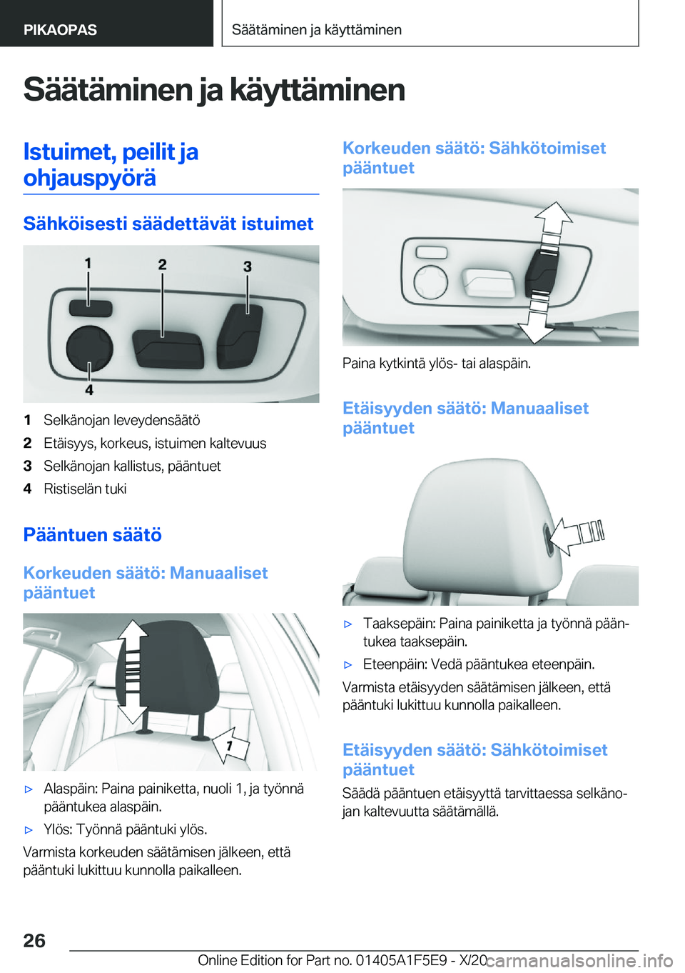 BMW X4 M 2021  Omistajan Käsikirja (in Finnish) �S�
