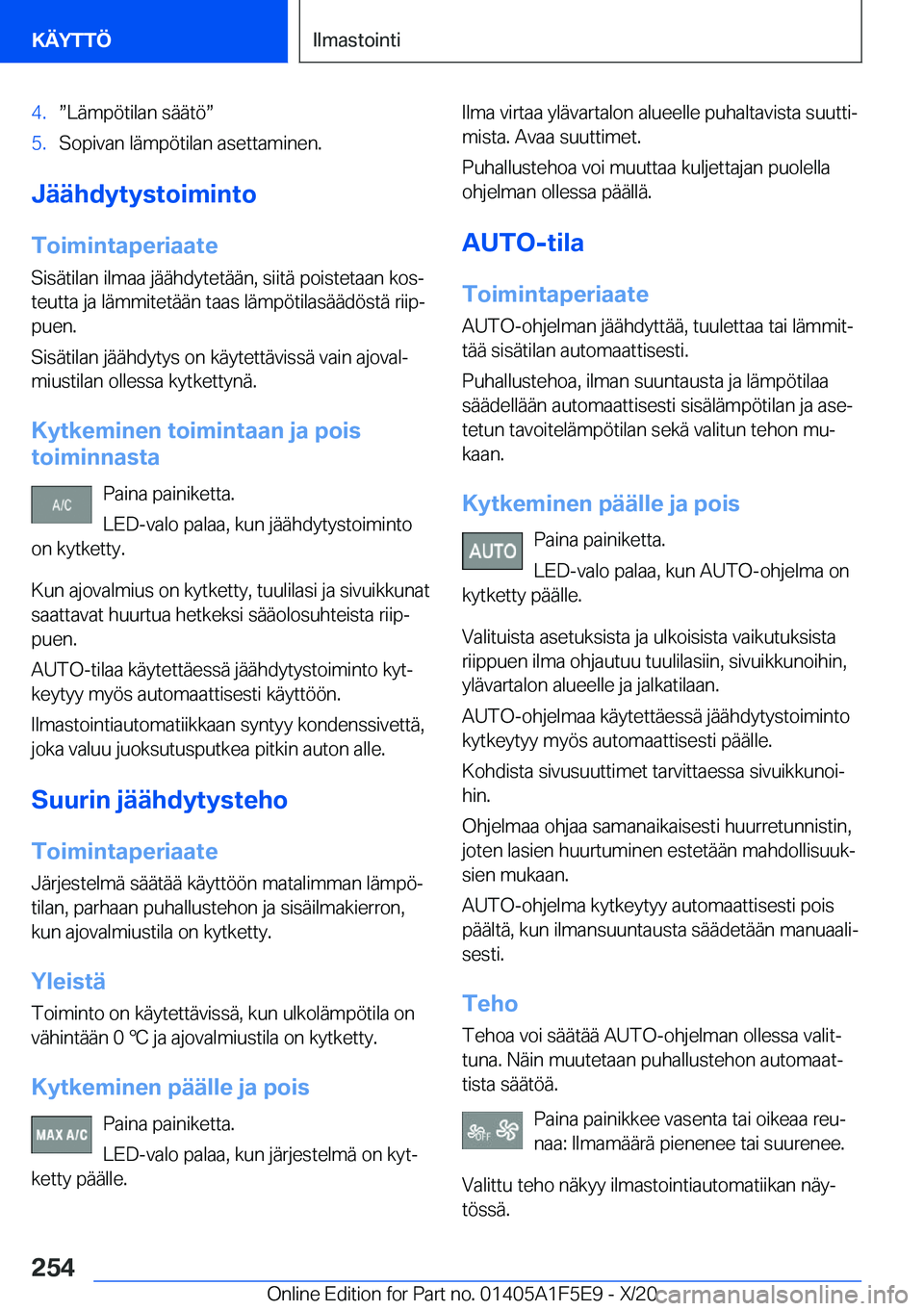 BMW X4 M 2021  Omistajan Käsikirja (in Finnish) �4�.w�L�