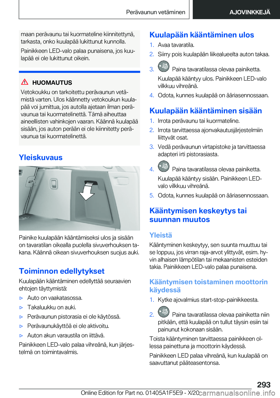 BMW X4 M 2021  Omistajan Käsikirja (in Finnish) �m�a�a�n��p�e�r�