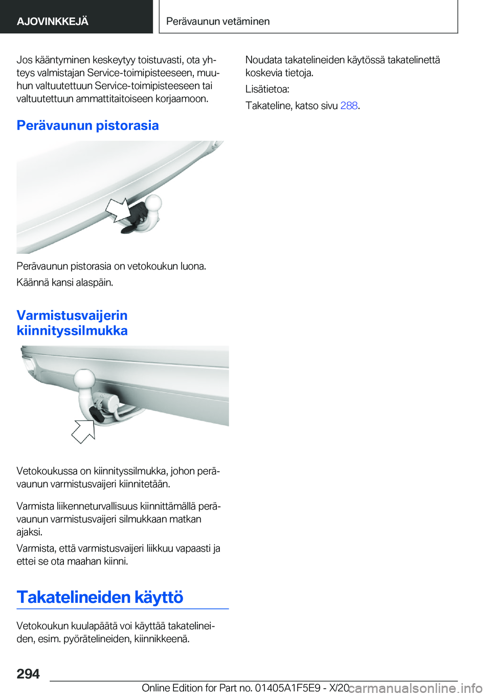 BMW X4 M 2021  Omistajan Käsikirja (in Finnish) �J�o�s��k�