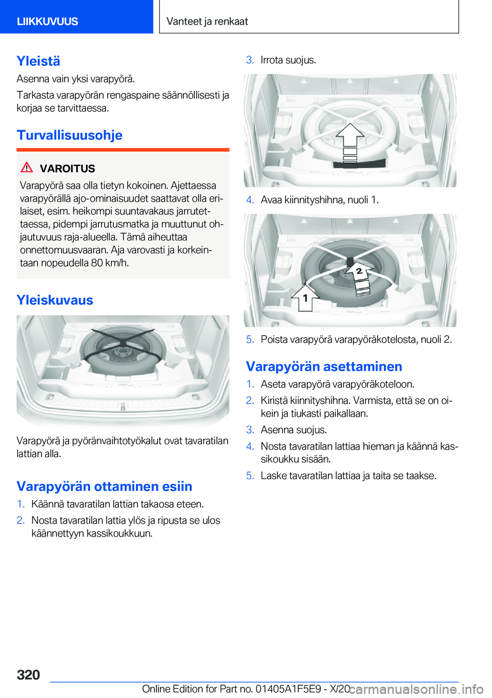 BMW X4 M 2021  Omistajan Käsikirja (in Finnish) �Y�l�e�i�s�t�