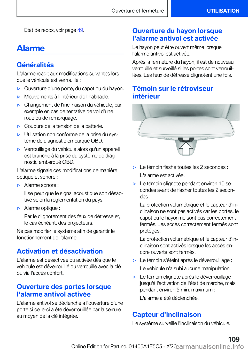 BMW X4 M 2021  Notices Demploi (in French) �