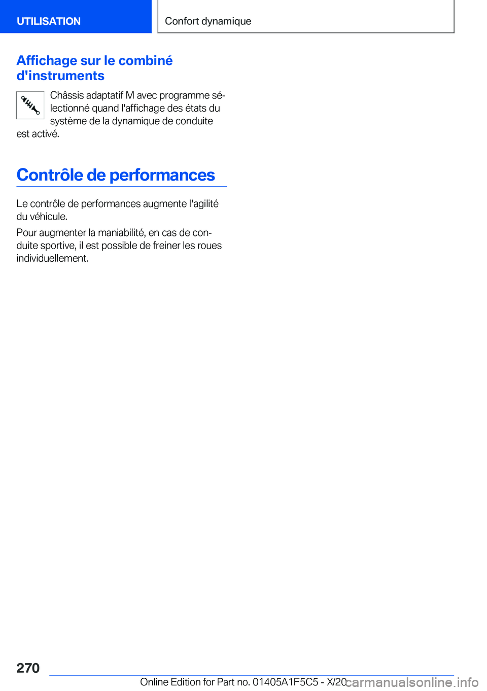 BMW X4 M 2021  Notices Demploi (in French) �A�f�f�i�c�h�a�g�e��s�u�r��l�e��c�o�m�b�i�n�é
�d�'�i�n�s�t�r�u�m�e�n�t�s
�C�h�