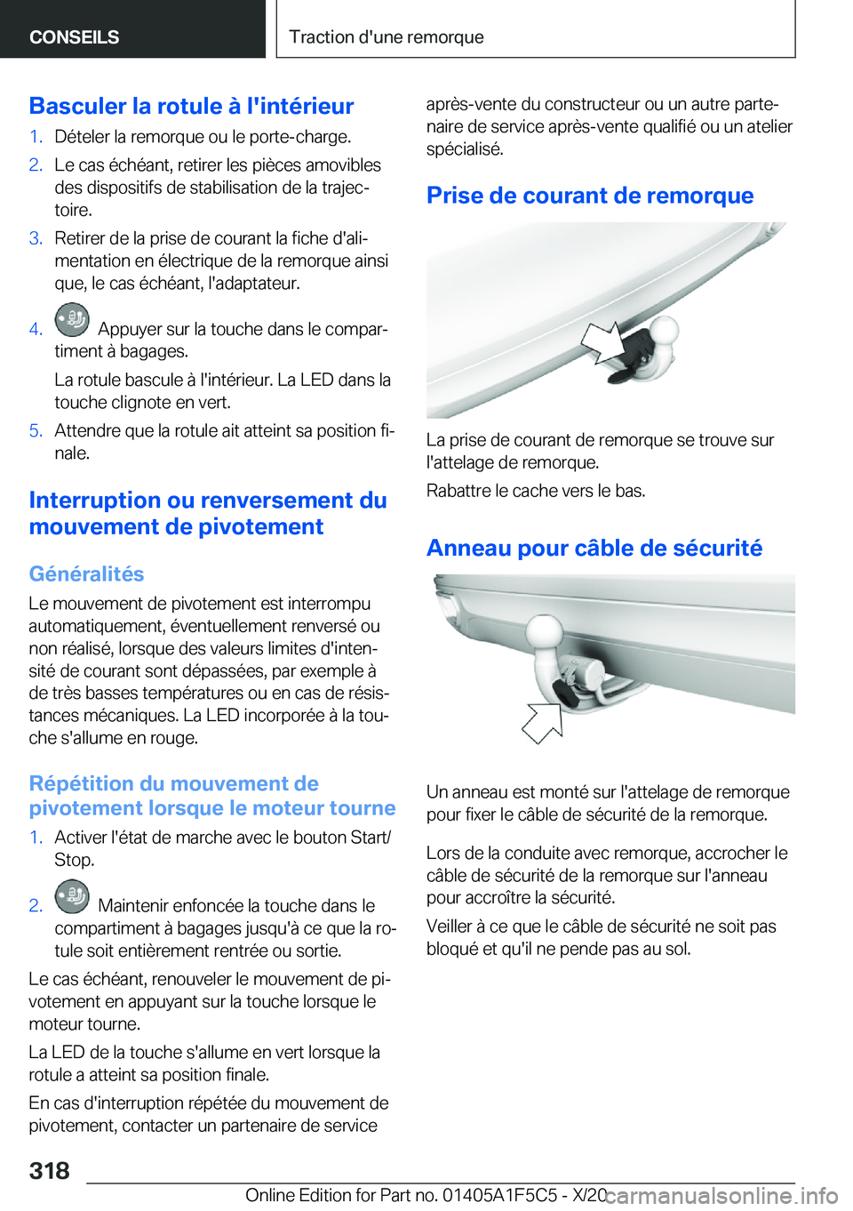 BMW X4 M 2021  Notices Demploi (in French) �B�a�s�c�u�l�e�r��l�a��r�o�t�u�l�e��