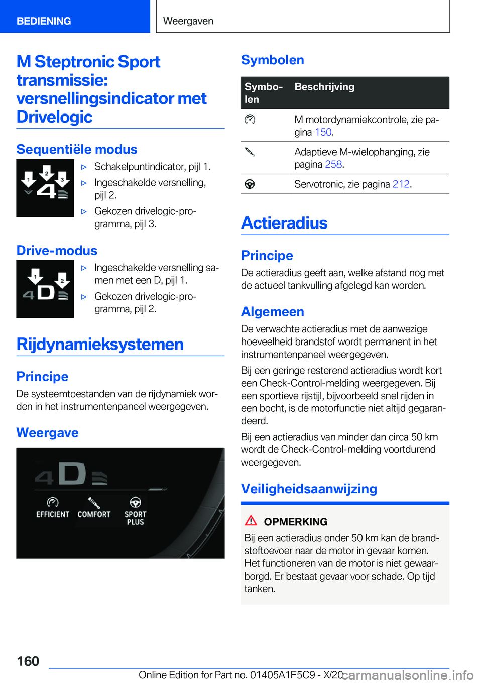 BMW X4 M 2021  Instructieboekjes (in Dutch) �M��S�t�e�p�t�r�o�n�i�c��S�p�o�r�t�t�r�a�n�s�m�i�s�s�i�e�:�v�e�r�s�n�e�l�l�i�n�g�s�i�n�d�i�c�a�t�o�r��m�e�t �D�r�i�v�e�l�o�g�i�c
�S�e�q�u�e�n�t�i�