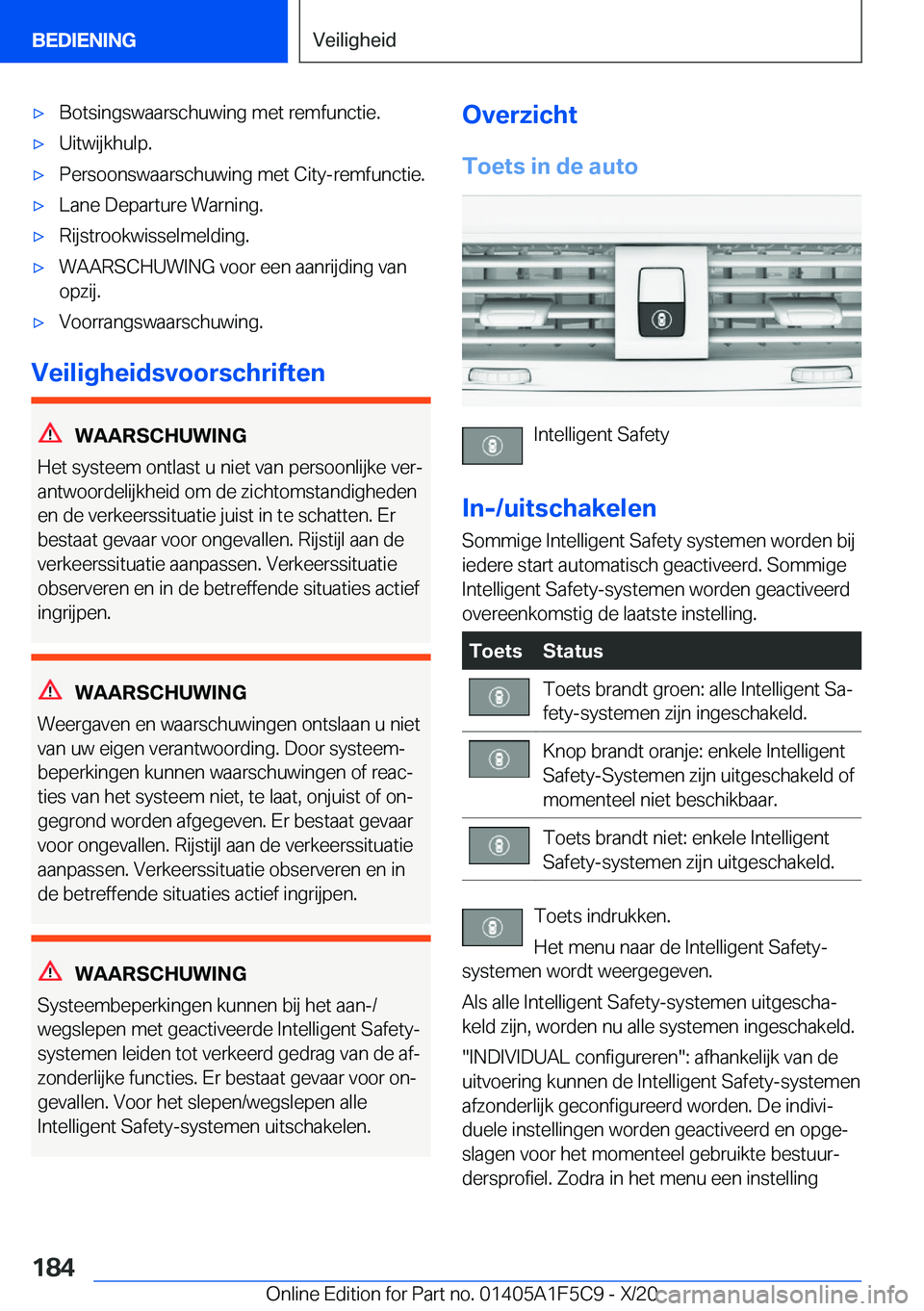 BMW X4 M 2021  Instructieboekjes (in Dutch) 'x�B�o�t�s�i�n�g�s�w�a�a�r�s�c�h�u�w�i�n�g��m�e�t��r�e�m�f�u�n�c�t�i�e�.'x�U�i�t�w�i�j�k�h�u�l�p�.'x�P�e�r�s�o�o�n�s�w�a�a�r�s�c�h�u�w�i�n�g��m�e�t��C�i�t�y�-�r�e�m�f�u�n�c�t�i�e�.'