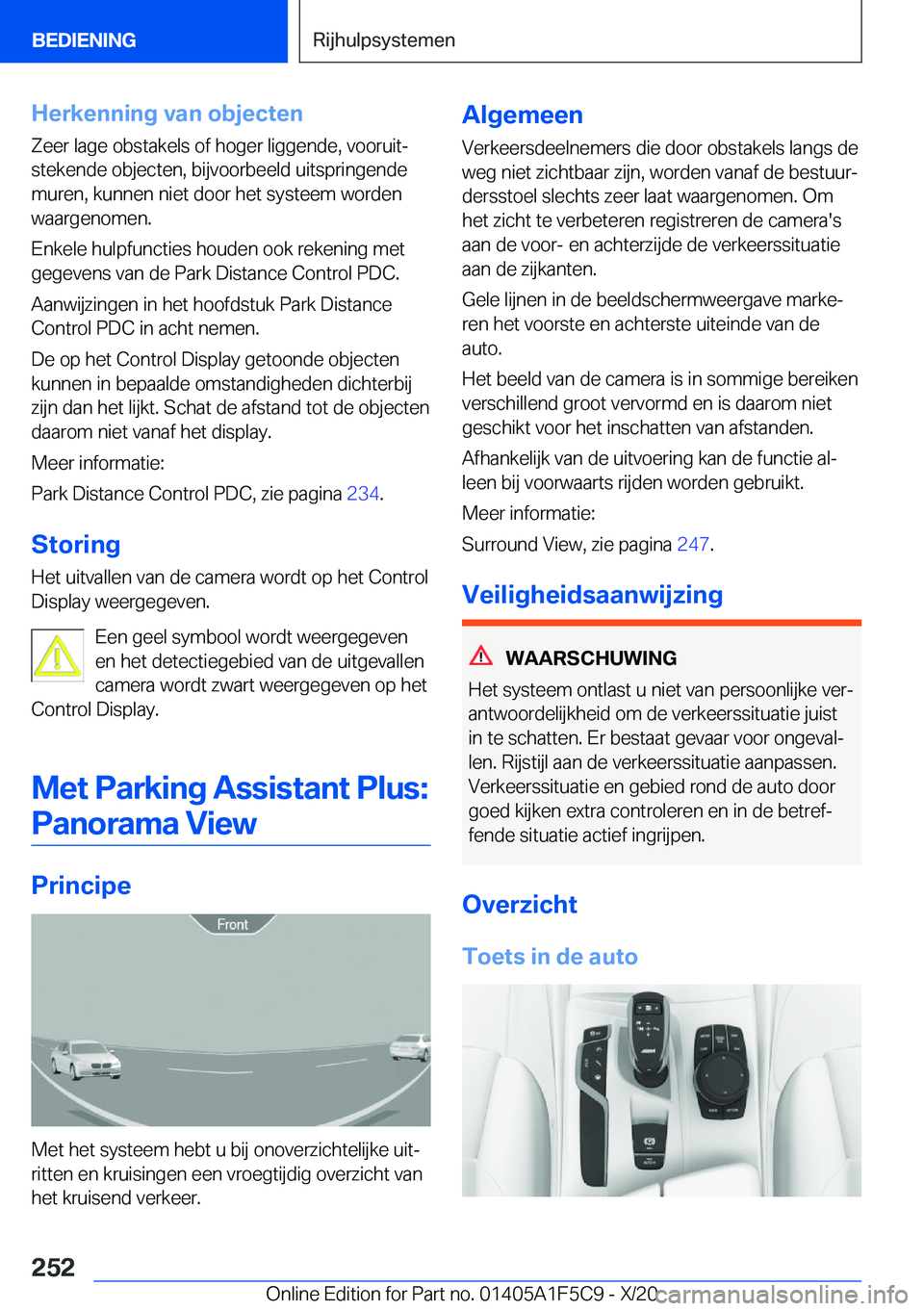 BMW X4 M 2021  Instructieboekjes (in Dutch) �H�e�r�k�e�n�n�i�n�g��v�a�n��o�b�j�e�c�t�e�n
�Z�e�e�r��l�a�g�e��o�b�s�t�a�k�e�l�s��o�f��h�o�g�e�r��l�i�g�g�e�n�d�e�,��v�o�o�r�u�i�tj
�s�t�e�k�e�n�d�e��o�b�j�e�c�t�e�n�,��b�i�j�v�o�o�r�b�e�e