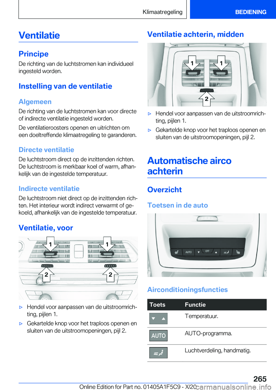 BMW X4 M 2021  Instructieboekjes (in Dutch) �V�e�n�t�i�l�a�t�i�e
�P�r�i�n�c�i�p�e
�D�e��r�i�c�h�t�i�n�g��v�a�n��d�e��l�u�c�h�t�s�t�r�o�m�e�n��k�a�n��i�n�d�i�v�i�d�u�e�e�l �i�n�g�e�s�t�e�l�d��w�o�r�d�e�n�.
�I�n�s�t�e�l�l�i�n�g��v�a�n��d
