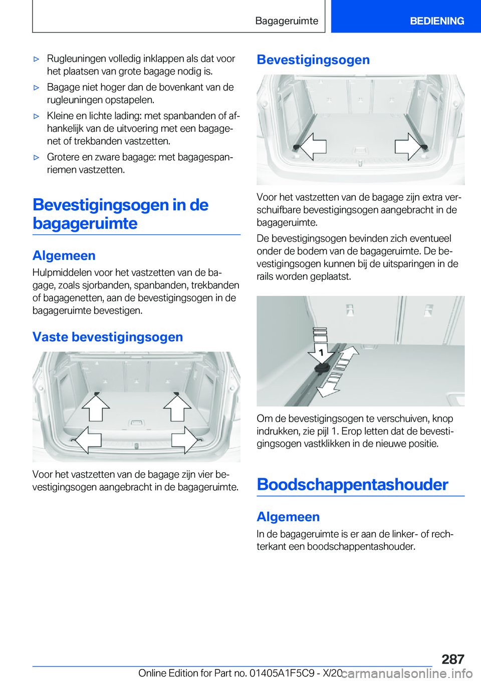 BMW X4 M 2021  Instructieboekjes (in Dutch) 'x�R�u�g�l�e�u�n�i�n�g�e�n��v�o�l�l�e�d�i�g��i�n�k�l�a�p�p�e�n��a�l�s��d�a�t��v�o�o�r
�h�e�t��p�l�a�a�t�s�e�n��v�a�n��g�r�o�t�e��b�a�g�a�g�e��n�o�d�i�g��i�s�.'x�B�a�g�a�g�e��n�i�e�