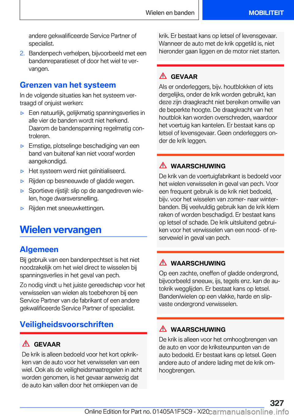 BMW X4 M 2021  Instructieboekjes (in Dutch) �a�n�d�e�r�e��g�e�k�w�a�l�i�f�i�c�e�e�r�d�e��S�e�r�v�i�c�e��P�a�r�t�n�e�r��o�f�s�p�e�c�i�a�l�i�s�t�.�2�.�B�a�n�d�e�n�p�e�c�h��v�e�r�h�e�l�p�e�n�,��b�i�j�v�o�o�r�b�e�e�l�d��m�e�t��e�e�n
�b�a�n�