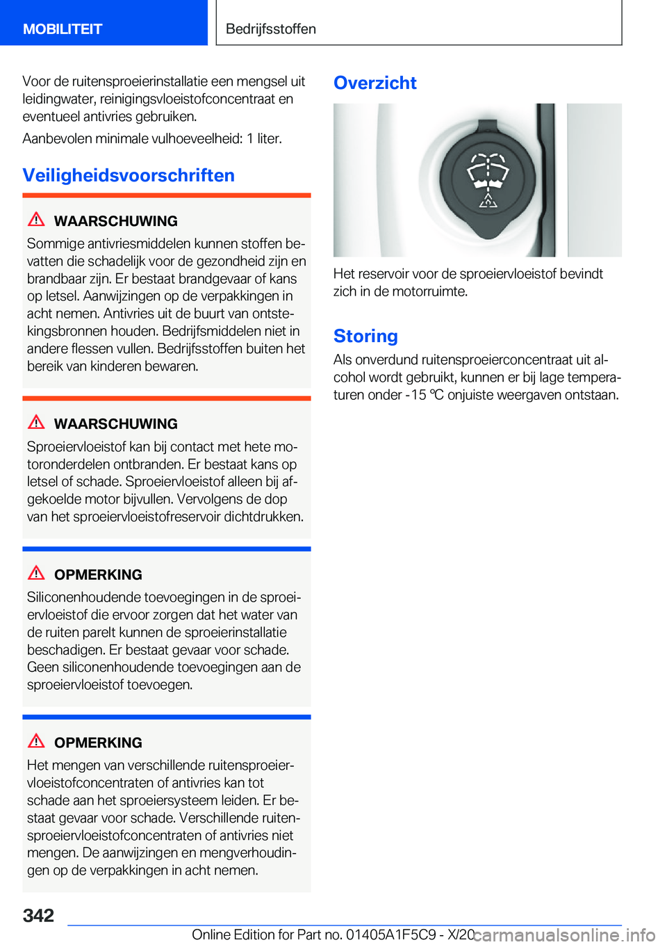 BMW X4 M 2021  Instructieboekjes (in Dutch) �V�o�o�r��d�e��r�u�i�t�e�n�s�p�r�o�e�i�e�r�i�n�s�t�a�l�l�a�t�i�e��e�e�n��m�e�n�g�s�e�l��u�i�t�l�e�i�d�i�n�g�w�a�t�e�r�,��r�e�i�n�i�g�i�n�g�s�v�l�o�e�i�s�t�o�f�c�o�n�c�e�n�t�r�a�a�t��e�n�e�v�e�n