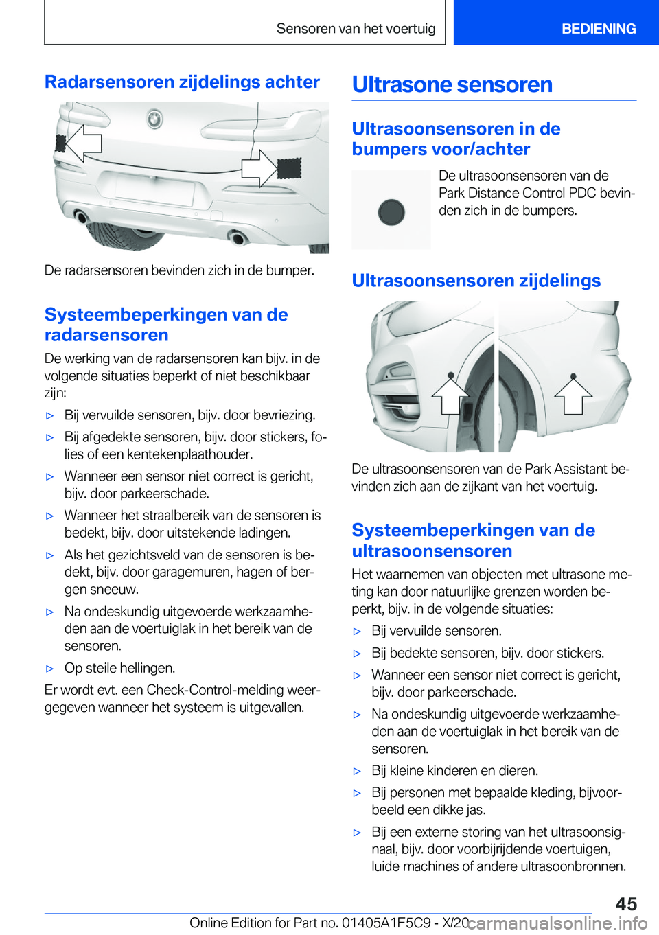 BMW X4 M 2021  Instructieboekjes (in Dutch) �R�a�d�a�r�s�e�n�s�o�r�e�n��z�i�j�d�e�l�i�n�g�s��a�c�h�t�e�r
�D�e��r�a�d�a�r�s�e�n�s�o�r�e�n��b�e�v�i�n�d�e�n��z�i�c�h��i�n��d�e��b�u�m�p�e�r�.
�S�y�s�t�e�e�m�b�e�p�e�r�k�i�n�g�e�n��v�a�n��d