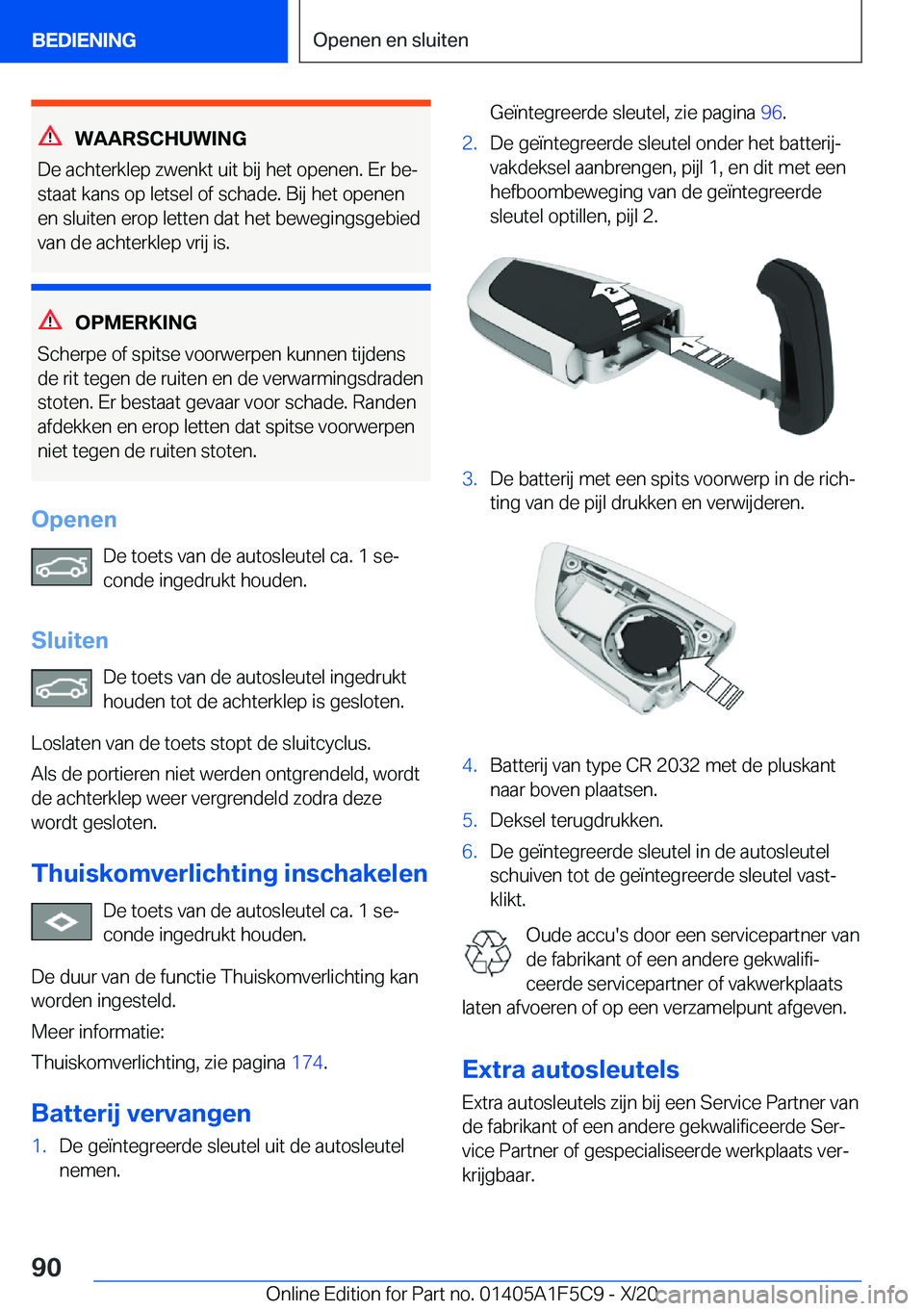 BMW X4 M 2021  Instructieboekjes (in Dutch) �W�A�A�R�S�C�H�U�W�I�N�G
�D�e��a�c�h�t�e�r�k�l�e�p��z�w�e�n�k�t��u�i�t��b�i�j��h�e�t��o�p�e�n�e�n�.��E�r��b�ej �s�t�a�a�t��k�a�n�s��o�p��l�e�t�s�e�l��o�f��s�c�h�a�d�e�.��B�i�j��h�e�t�