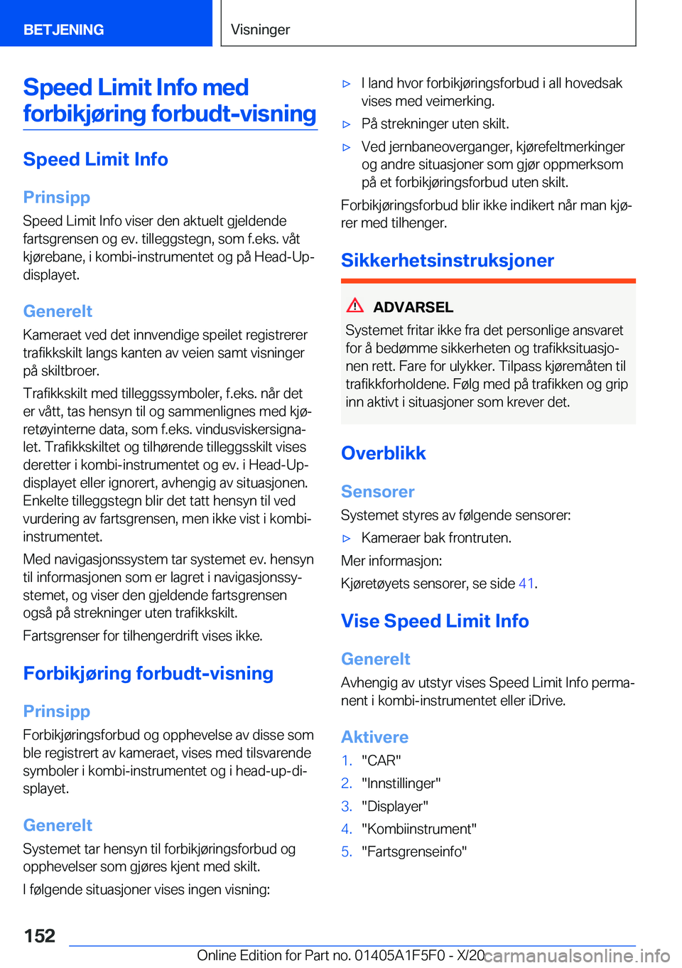 BMW X4 M 2021  InstruksjonsbØker (in Norwegian) �S�p�e�e�d��L�i�m�i�t��I�n�f�o��m�e�d�f�o�r�b�i�k�j�