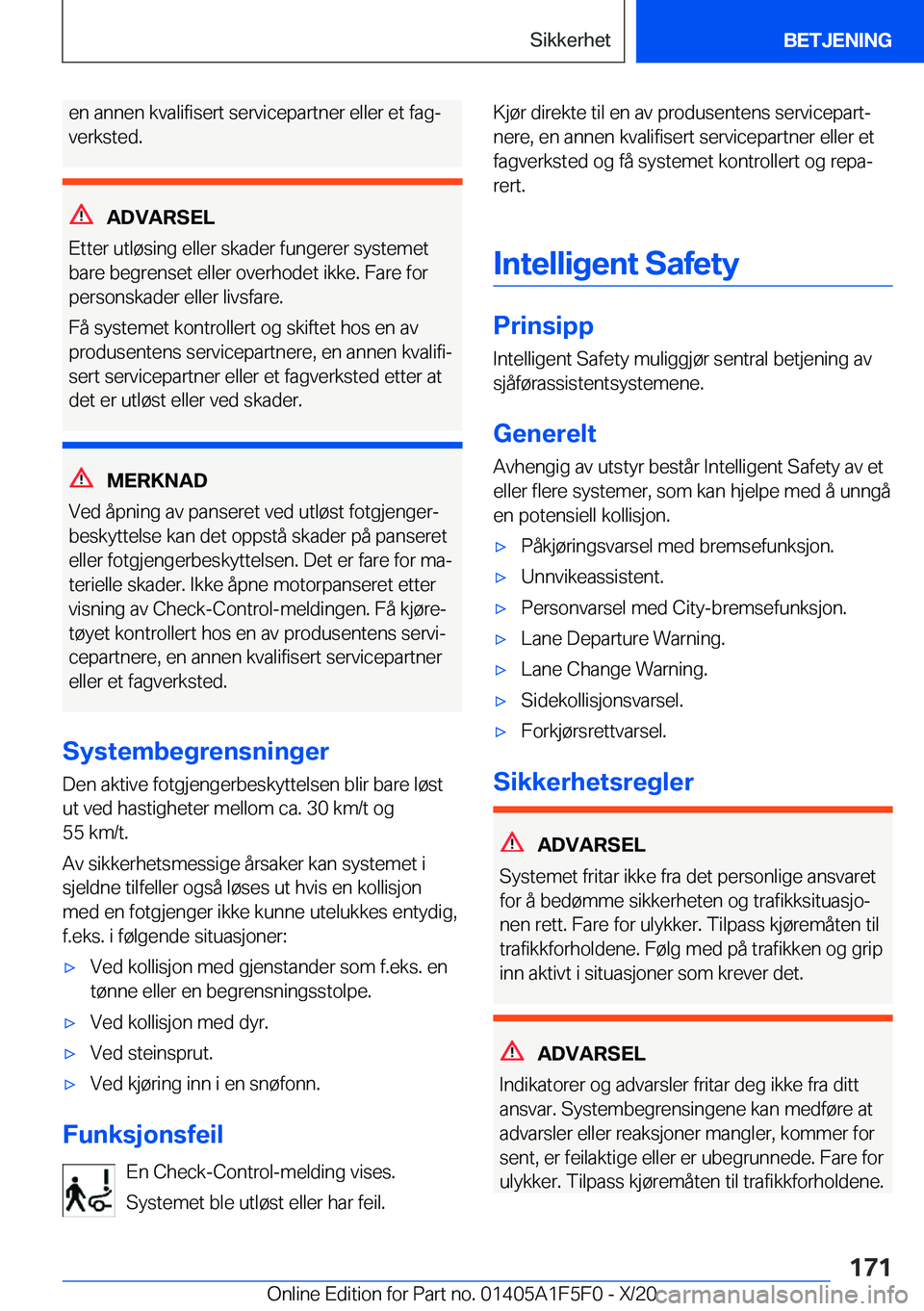 BMW X4 M 2021  InstruksjonsbØker (in Norwegian) �e�n��a�n�n�e�n��k�v�a�l�i�f�i�s�e�r�t��s�e�r�v�i�c�e�p�a�r�t�n�e�r��e�l�l�e�r��e�t��f�a�gj
�v�e�r�k�s�t�e�d�.
�A�D�V�A�R�S�E�L
�E�t�t�e�r��u�t�l�