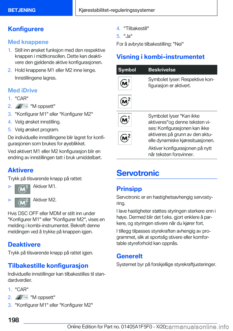 BMW X4 M 2021  InstruksjonsbØker (in Norwegian) �K�o�n�f�i�g�u�r�e�r�e�M�e�d��k�n�a�p�p�e�n�e�1�.�S�t�i�l�l��i�n�n��